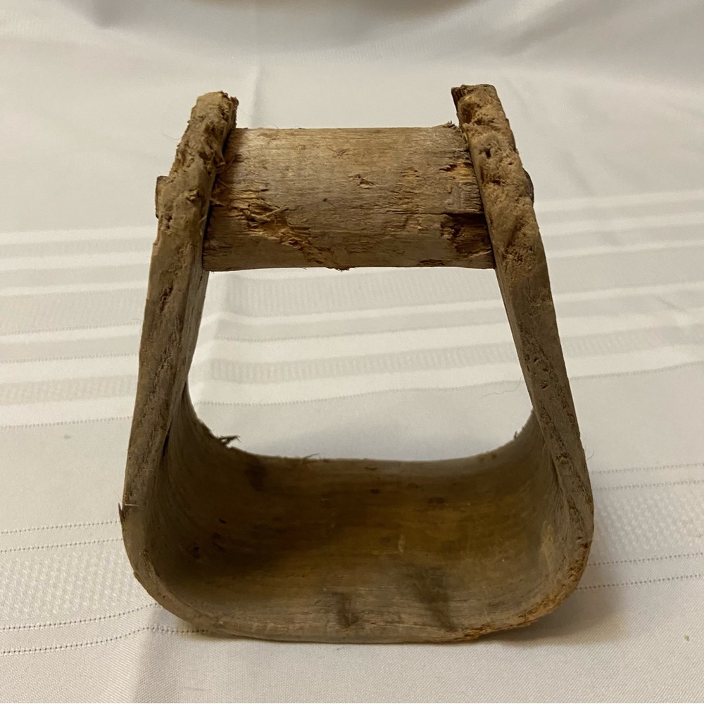 Wooden Western Vintage Saddle Stirrup